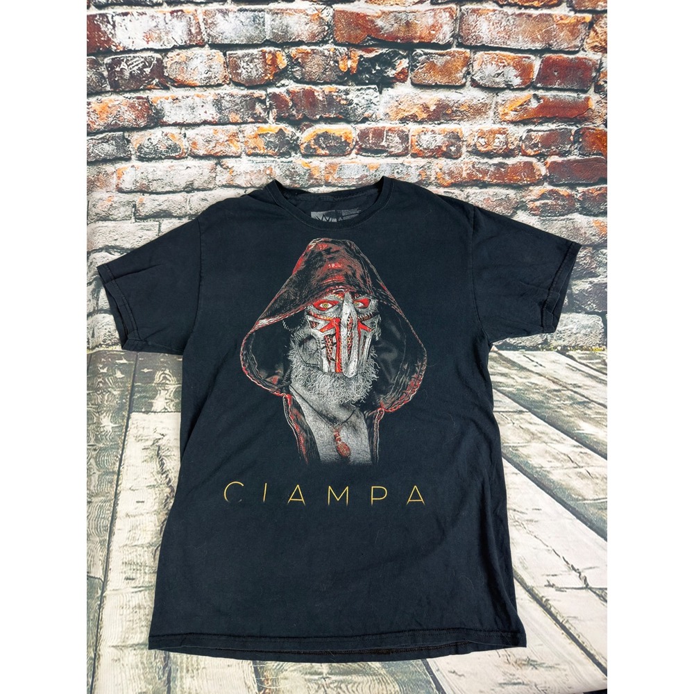 WWE Authentic Tommaso Ciampa Blackheart Graphic T-Shirt Mens Medium Black 2017